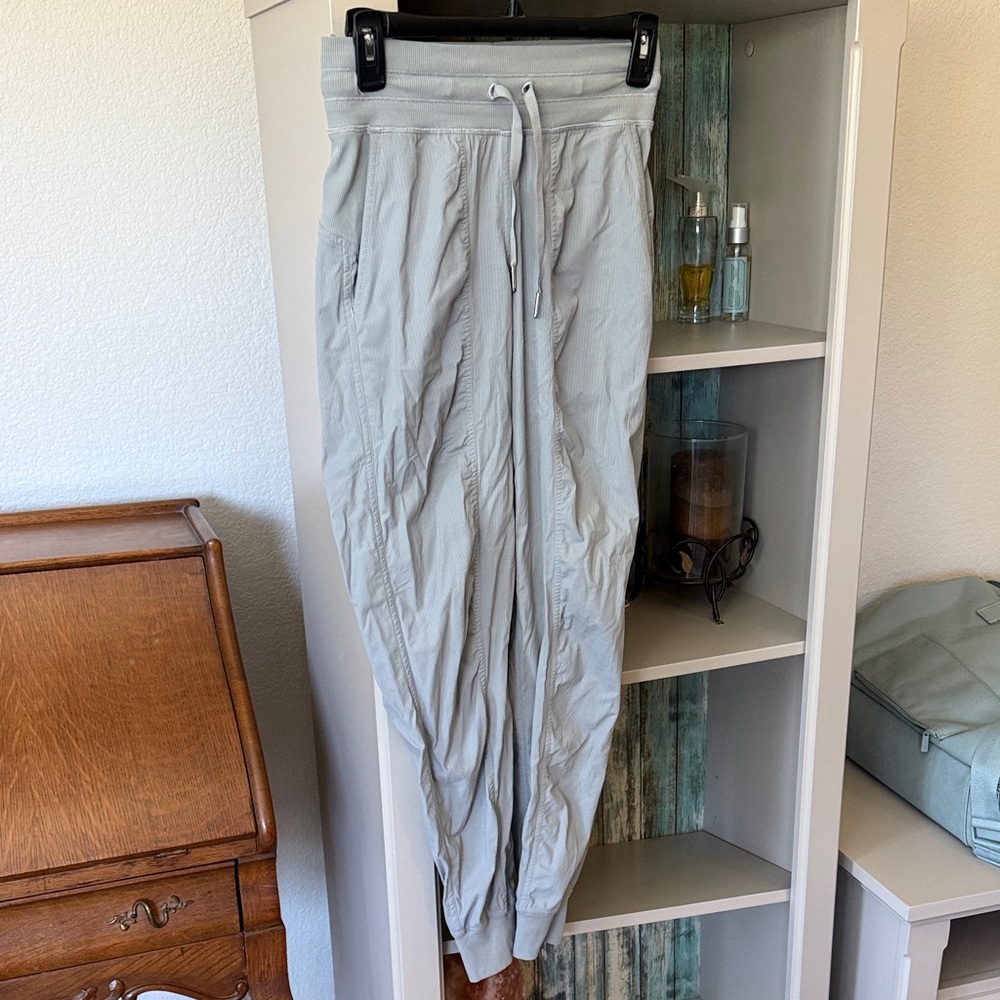 lululemon athletica Light Gray Track Pants